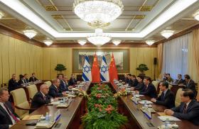 Israeli Prime Minister meets Chinese President Xi Jinping in Beijing, 2017 - source: Reuters