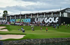 A view of the 18th hole of a 2022 LIV Golf tournament in Thailand - source: Reuters